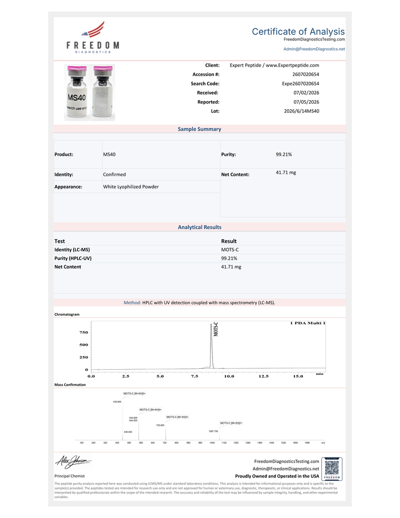 BPC-157 5mg Lab Report
