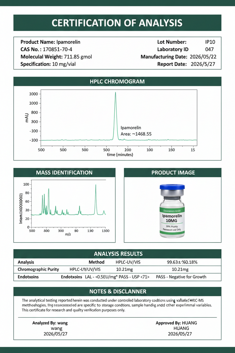BPC-157 5mg Lab Report