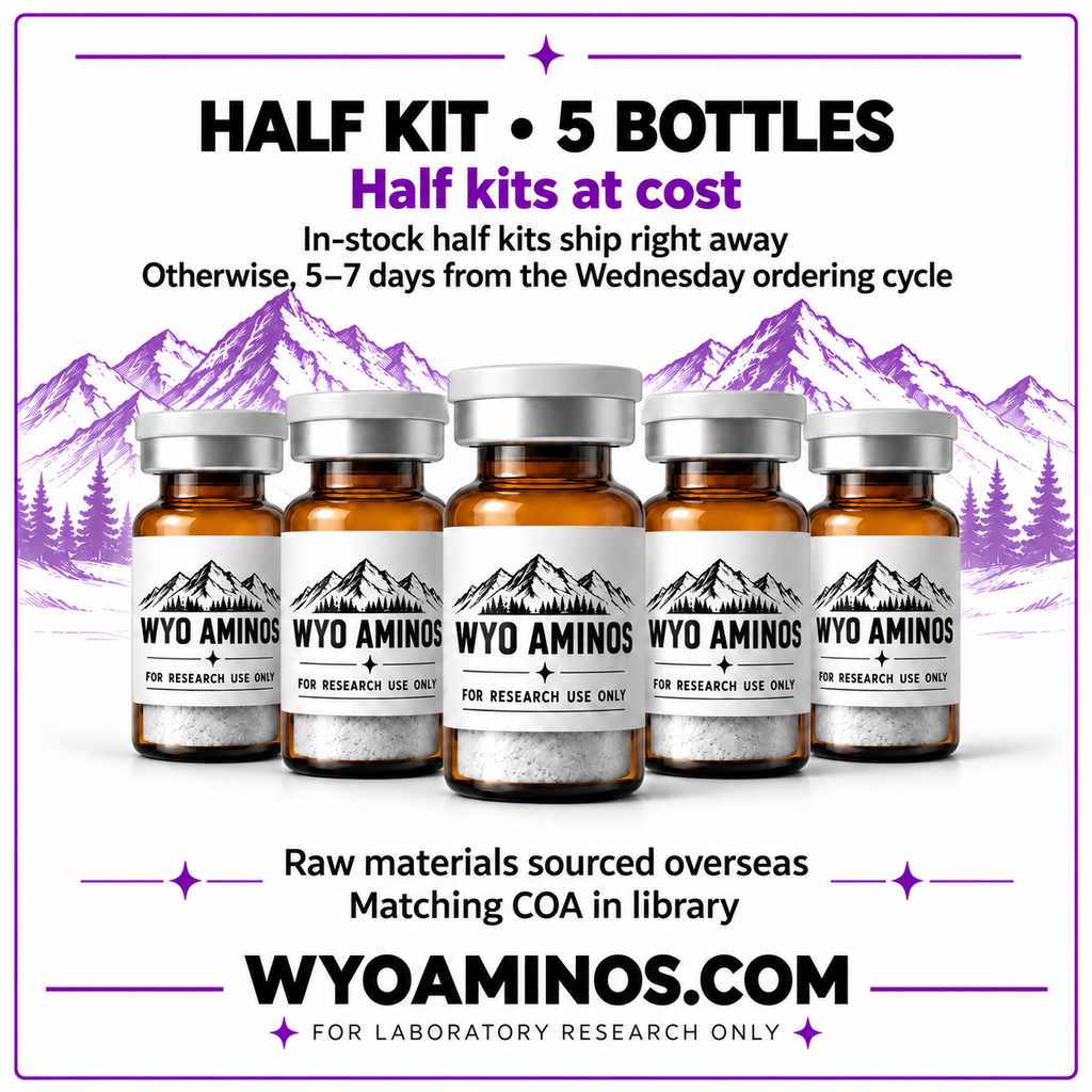 HALF KITS | 5 Bottles (Some InStock & PreOrder Available)