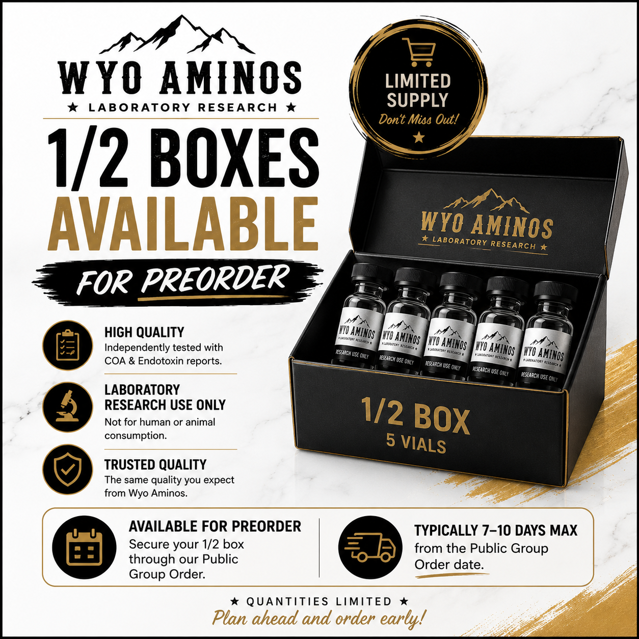 HALF KITS (PreOrder)  | 5 Bottles