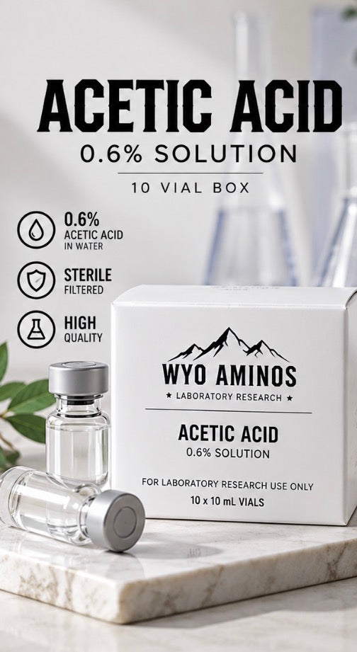 Acetic Acid 0.6% BOX / KIT OF 10 -10ml Generic