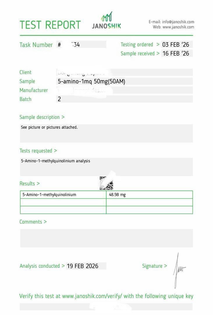 BPC-157 5mg Lab Report