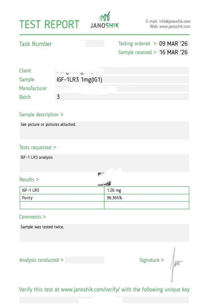 BPC-157 5mg Lab Report