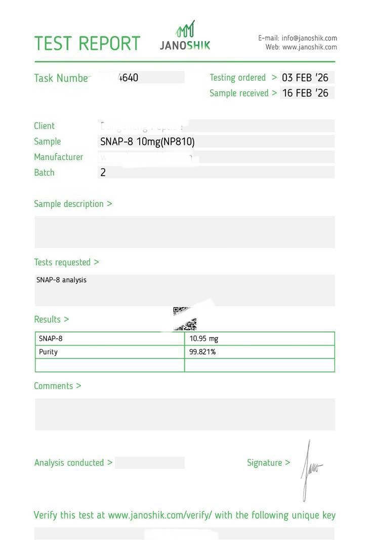 BPC-157 5mg Lab Report