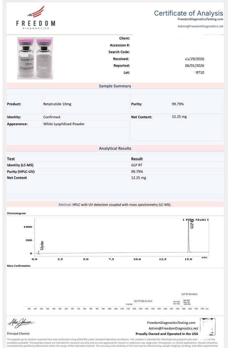 BPC-157 5mg Lab Report