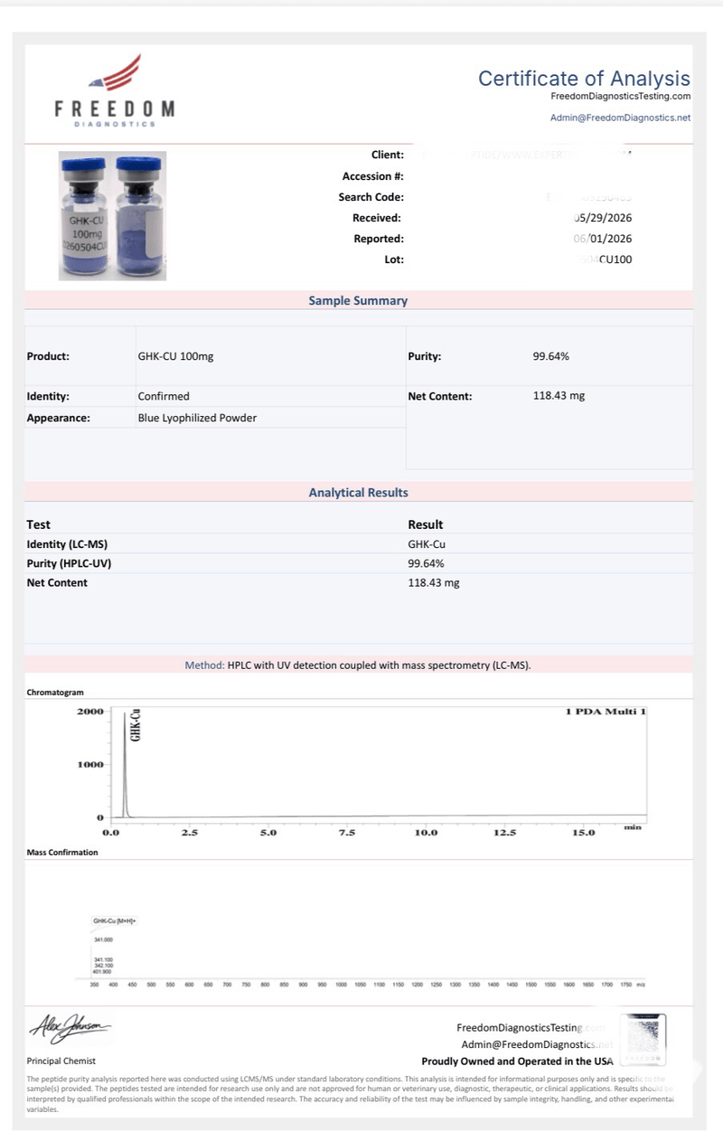BPC-157 5mg Lab Report