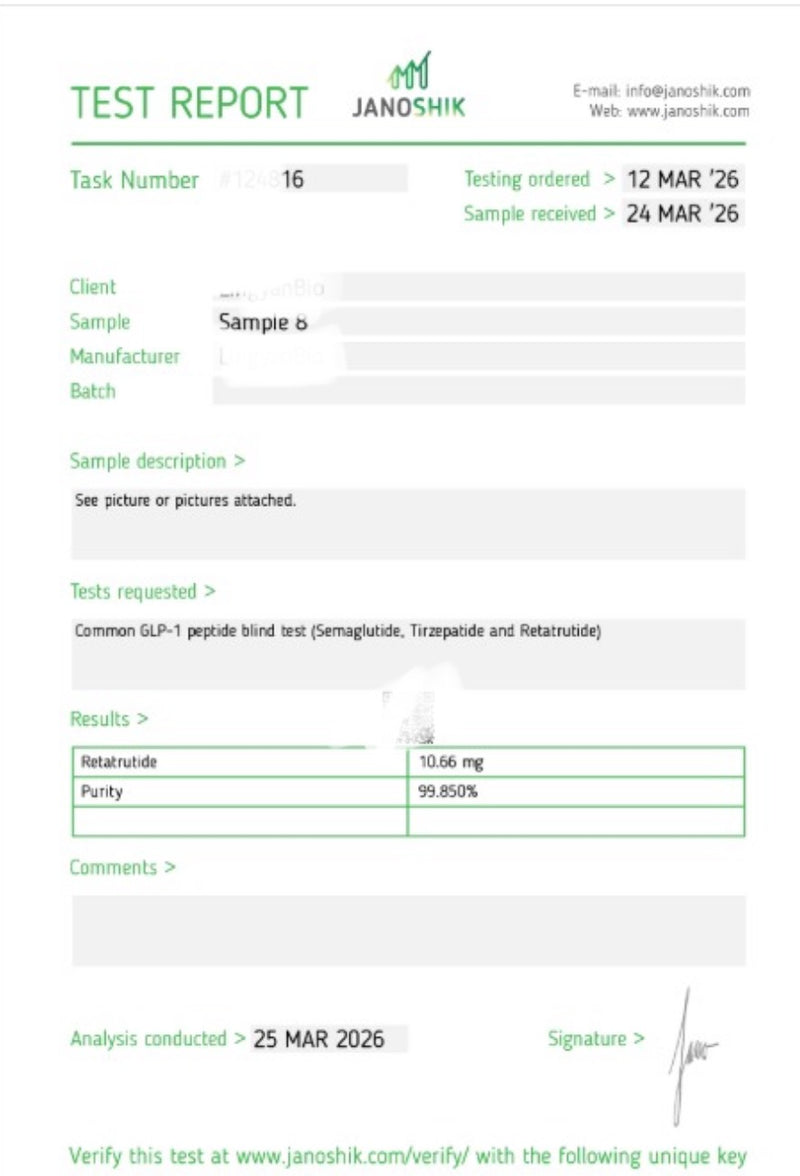 GLP3 RETA 10 Lab Report