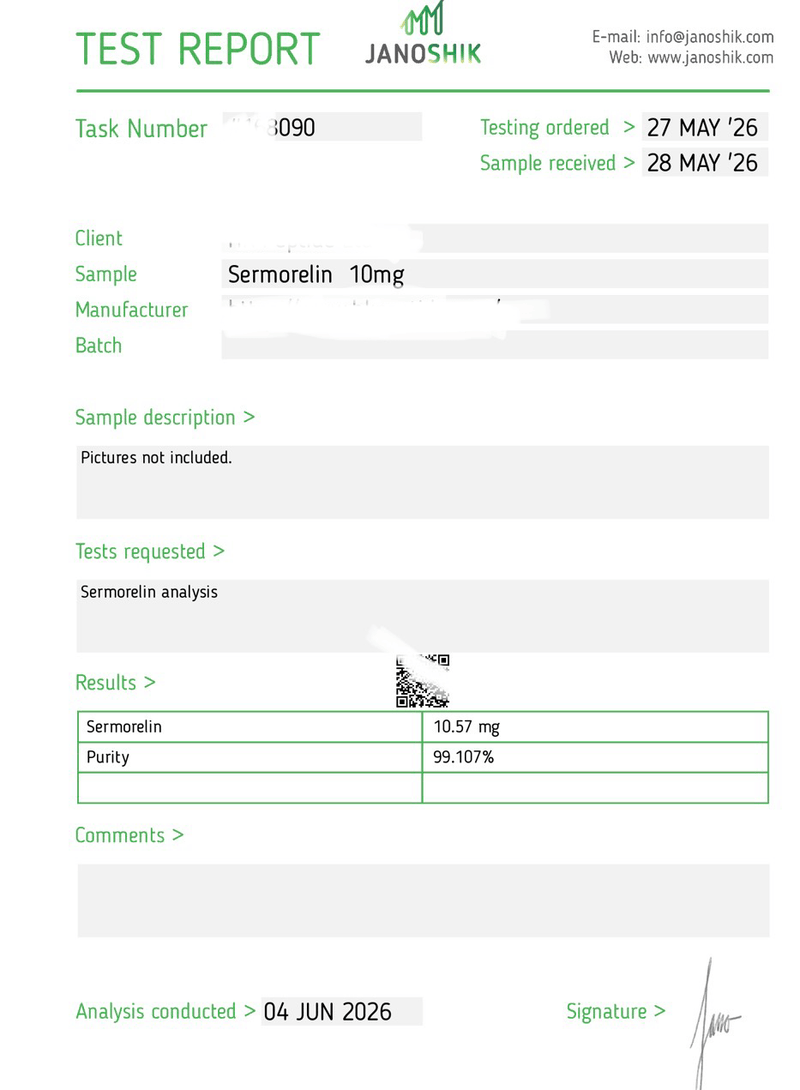 BPC-157 5mg Lab Report