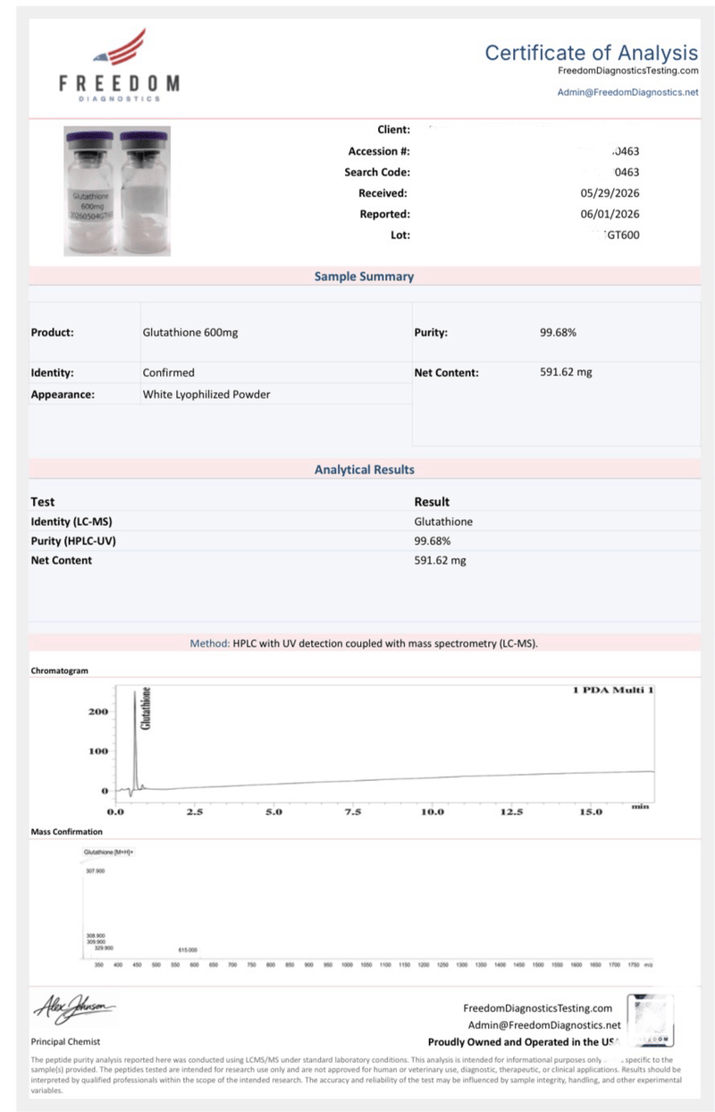 BPC-157 5mg Lab Report